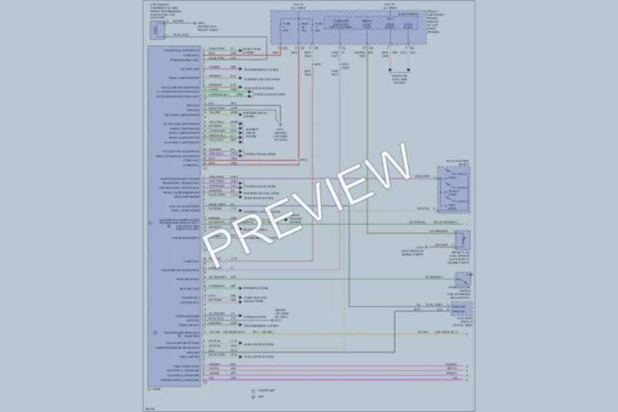 2007 Dodge R3500 Instrument Cluster wiring diagram preview