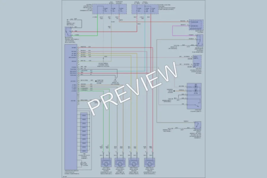 2007 Ford CrownVictoria Anti Lock Brakes wiring diagram preview