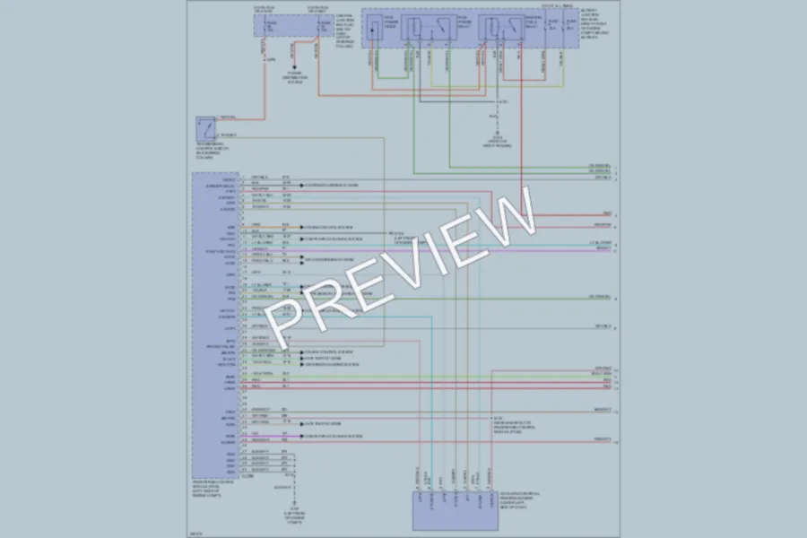 2007 Ford CrownVictoria Engine Performance wiring diagram preview