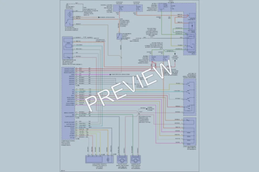 2007 Ford CrownVictoria Transmission wiring diagram preview