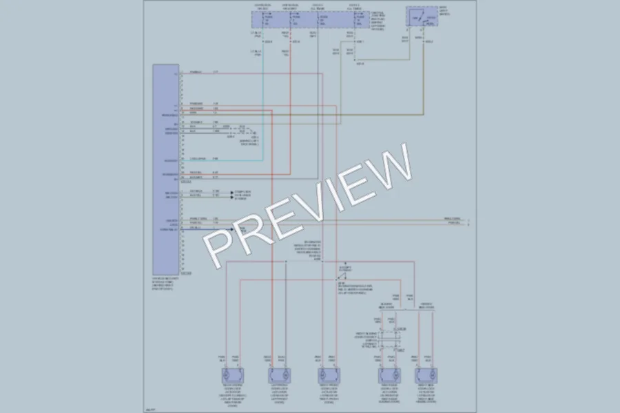 2007 Ford E150 Anti Theft wiring diagram preview