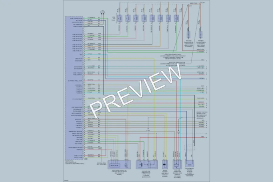 2007 Ford E250 Engine Performance wiring diagram preview