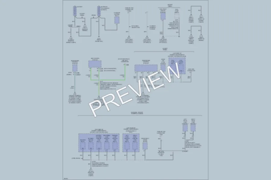 2007 Ford E350 Super Duty Ground Distribution wiring diagram preview