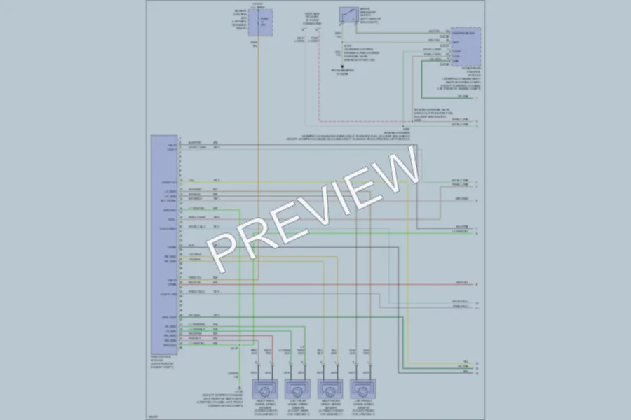 2007 Ford E350 Super Duty Anti Lock Brakes wiring diagram preview