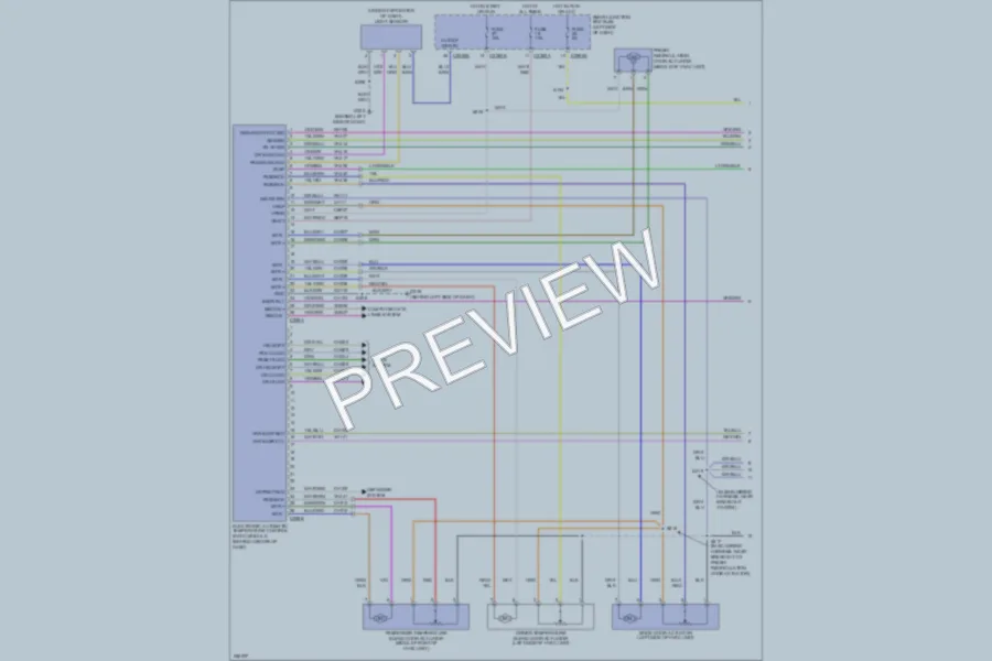 2007 Ford Edge Air Conditioning wiring diagram preview