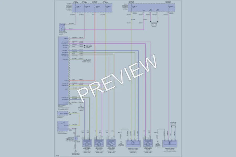 2007 Ford Edge Anti Lock Brakes wiring diagram preview