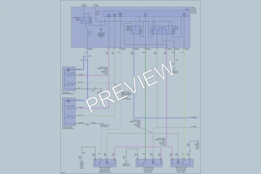 2007 Ford Edge Anti Theft wiring diagram preview