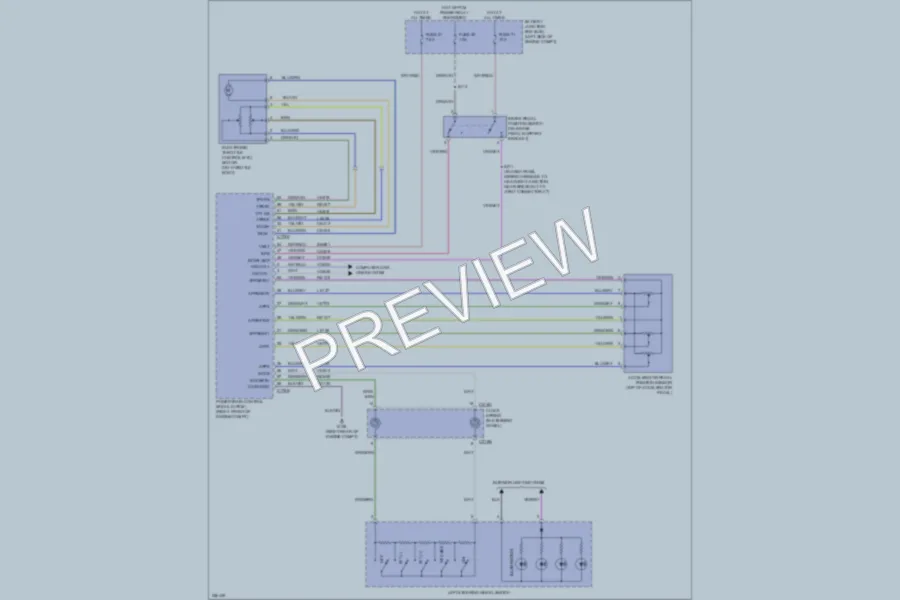 2007 Ford Edge Cruise Control wiring diagram preview