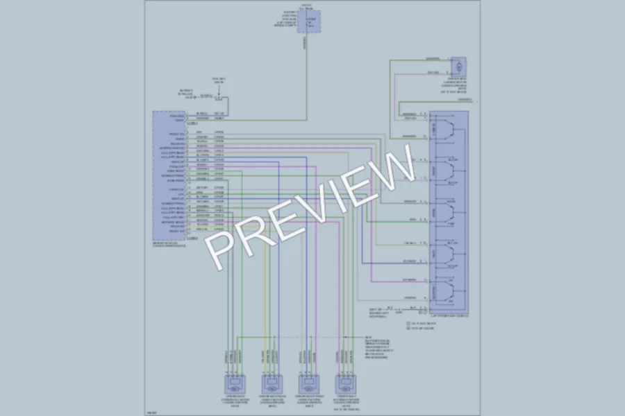 2007 Ford Edge Memory Systems wiring diagram preview