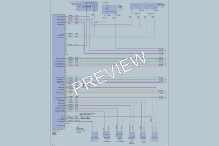 2007 Ford Edge Supplemental Restraints wiring diagram preview