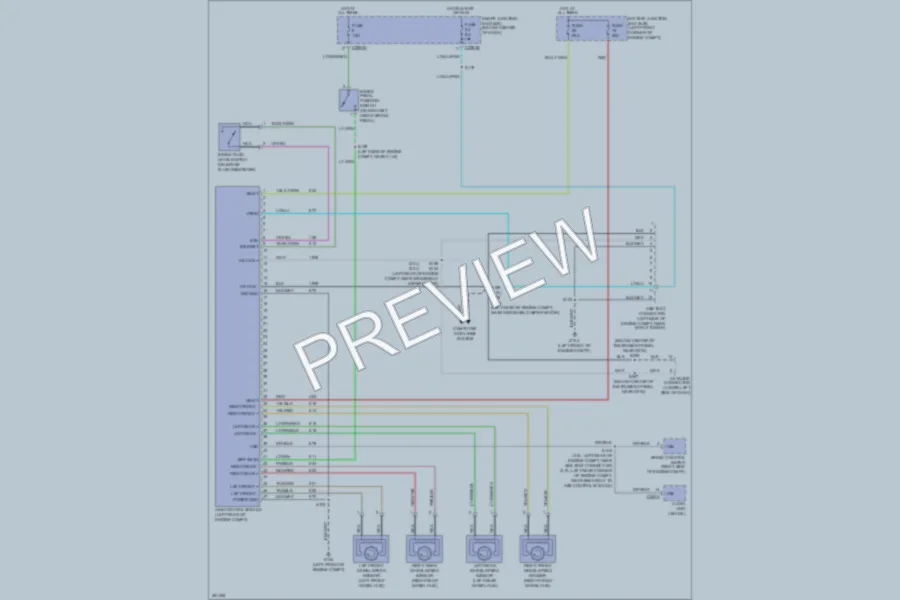 2007 Ford Escape Anti Lock Brakes wiring diagram preview