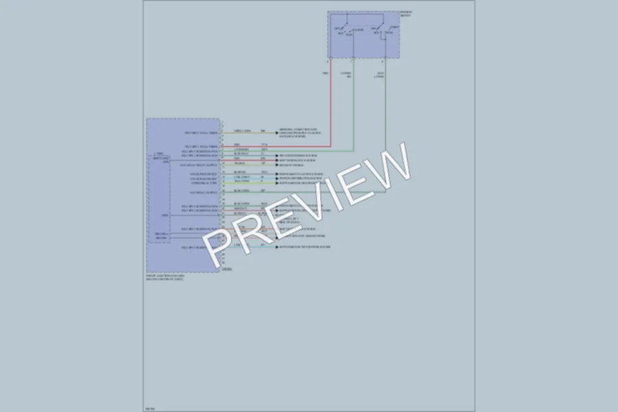 2007 Ford Escape Body Control Modules wiring diagram preview