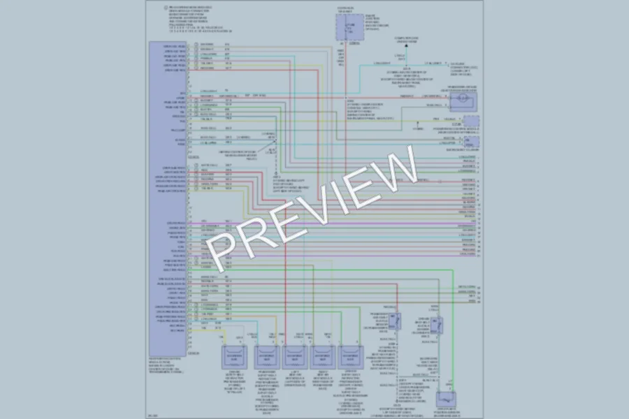 2007 Ford EscapeHybrid Supplemental Restraints wiring diagram preview