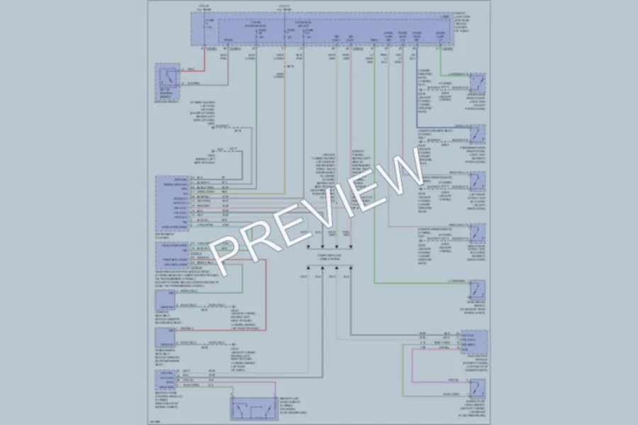 2007 Ford EscapeHybrid Warning Systems wiring diagram preview