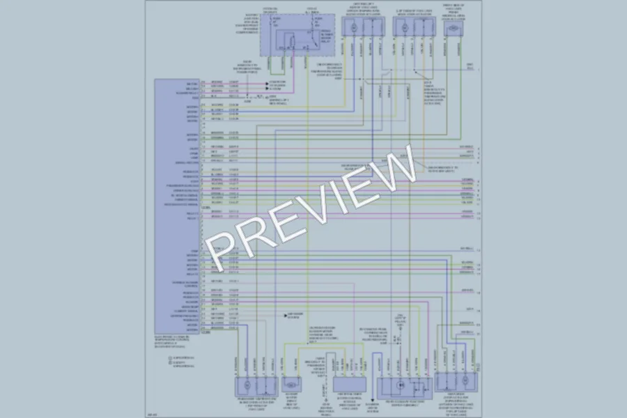 2007 Ford Expedition Air Conditioning wiring diagram preview