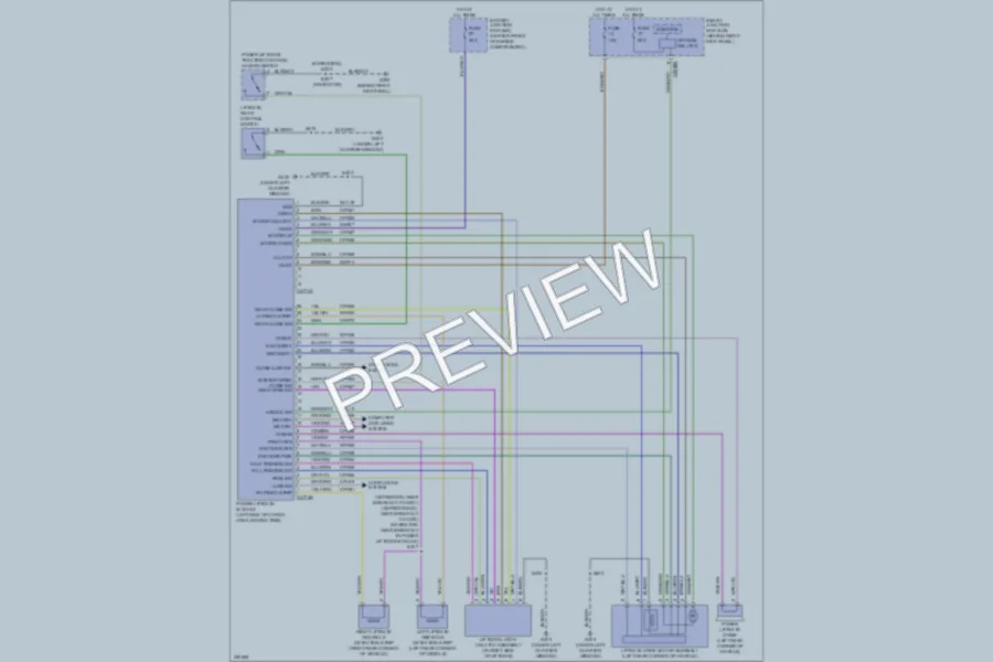 2007 Ford Expedition Trunk Tailgate Fuel Door wiring diagram preview