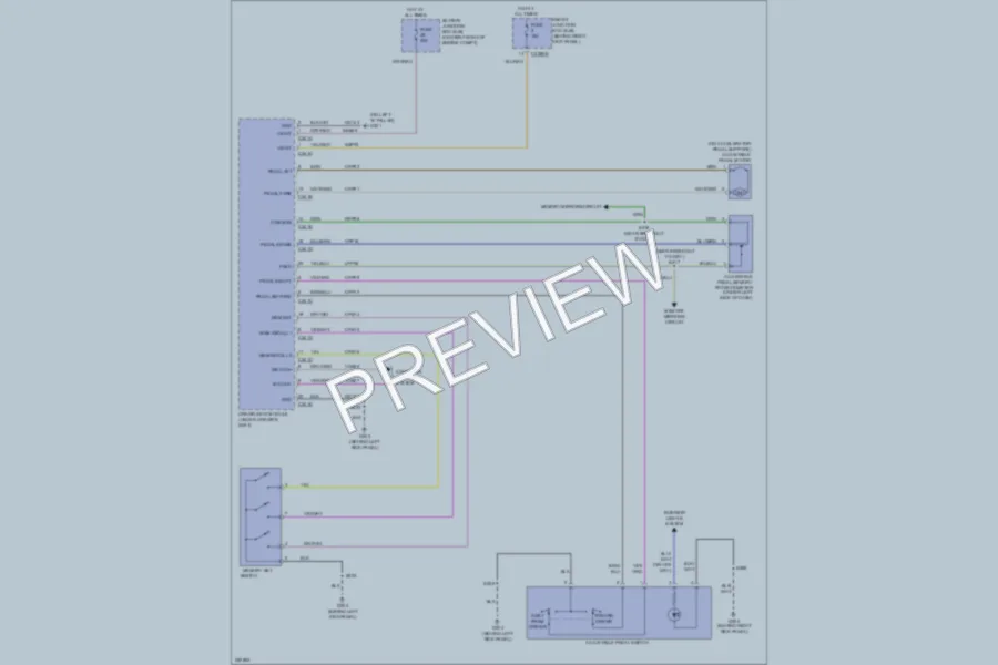 2007 Ford ExpeditionEL Memory Systems wiring diagram preview