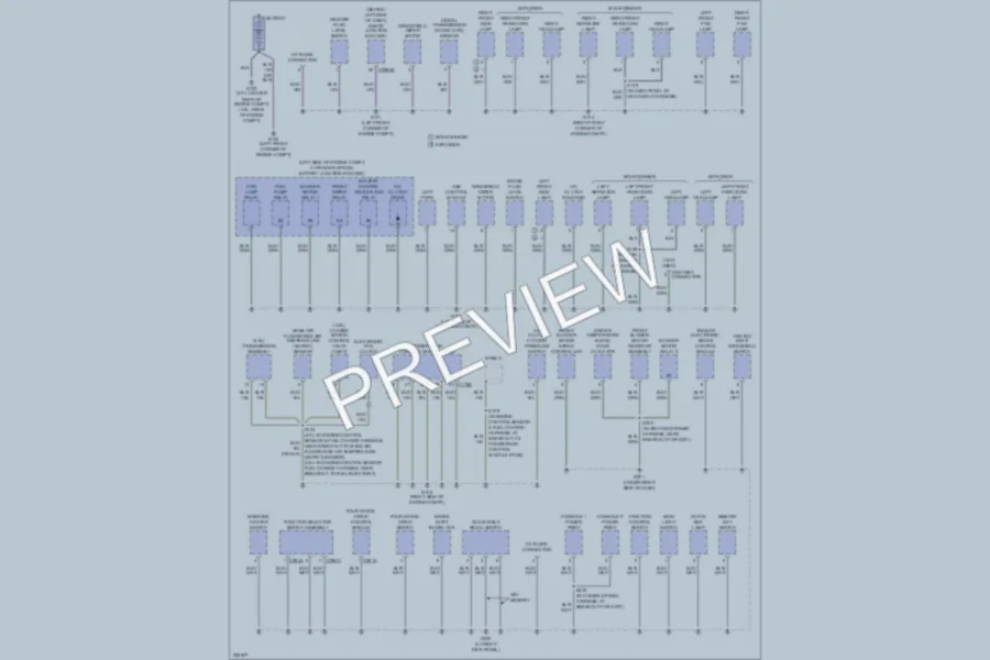 2007 Ford Explorer Ground Distribution wiring diagram preview