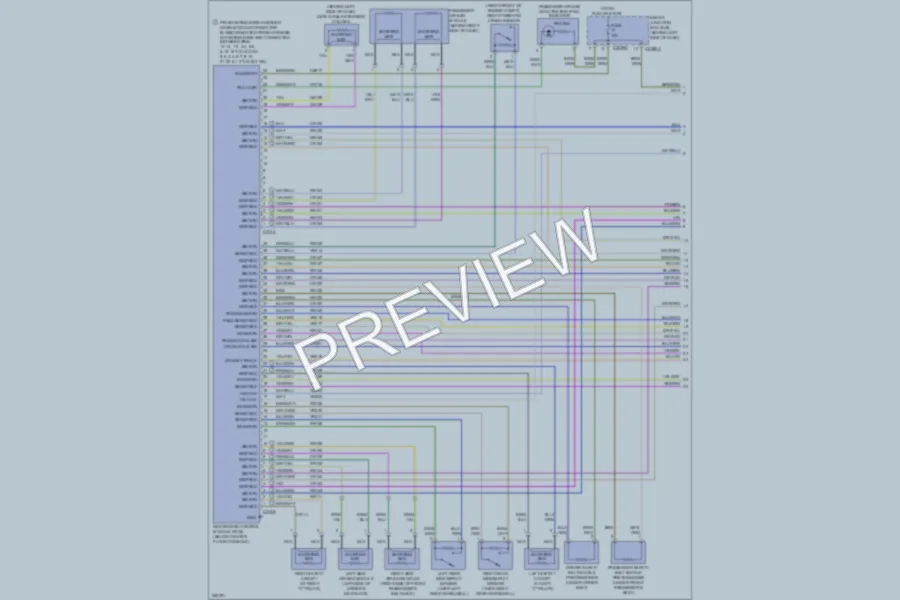 2007 Ford Explorer Supplemental Restraints wiring diagram preview
