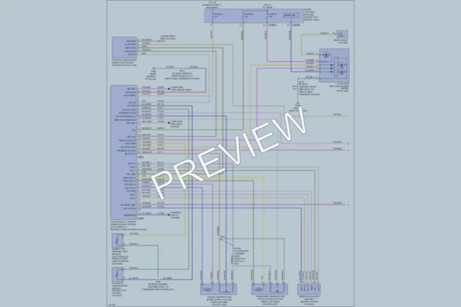 2007 Ford ExplorerSportTrac Air Conditioning wiring diagram preview