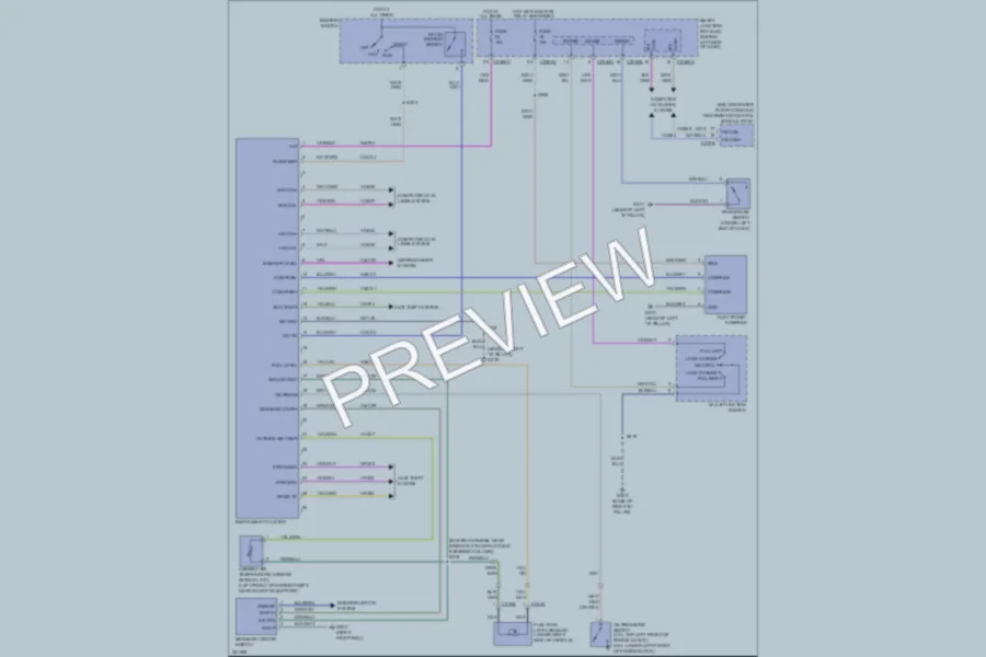 2007 Ford ExplorerSportTrac Instrument Cluster wiring diagram preview