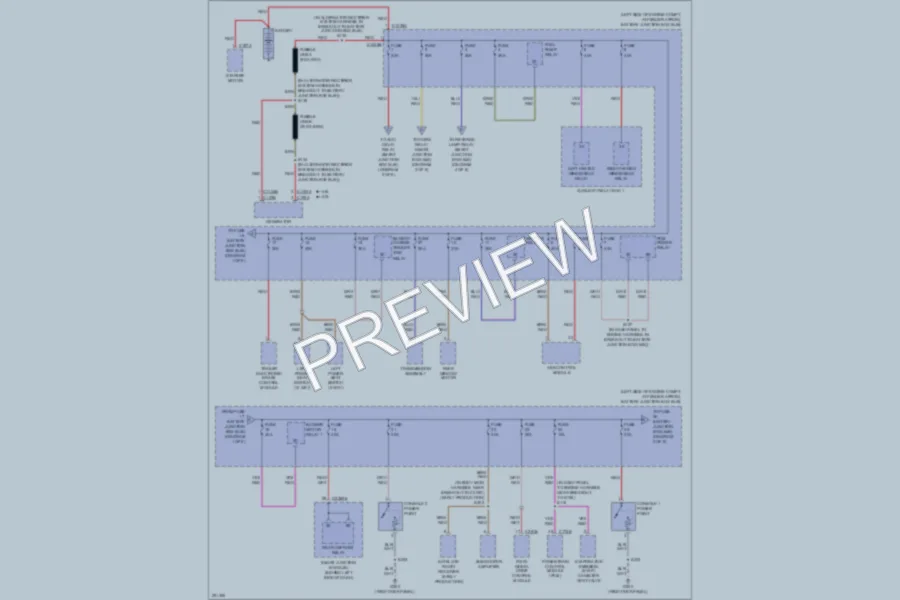 2007 Ford ExplorerSportTrac Power Distribution wiring diagram preview