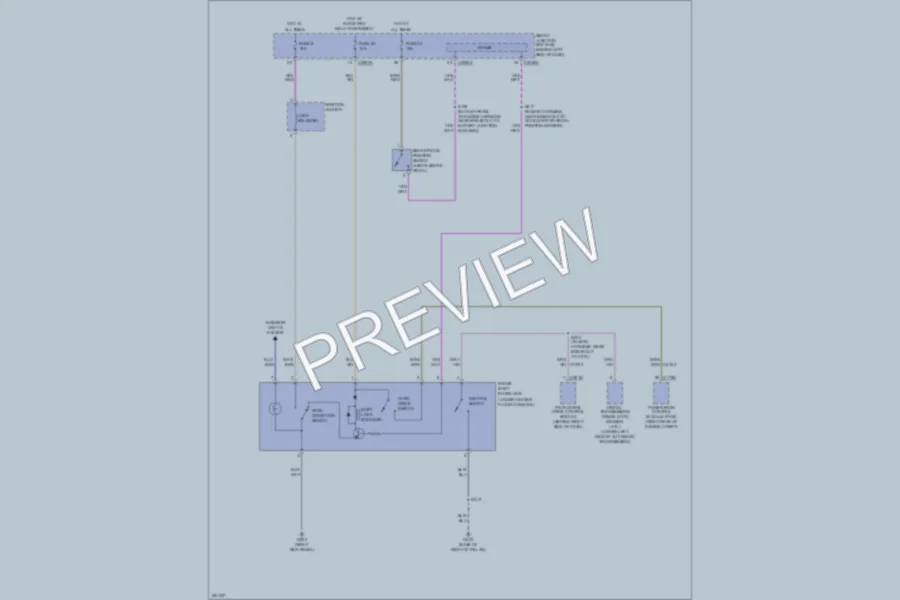 2007 Ford ExplorerSportTrac Shift Interlock wiring diagram preview
