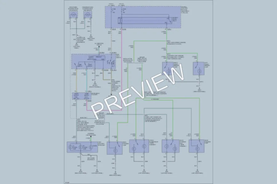2007 Ford F150 Interior Lights wiring diagram preview