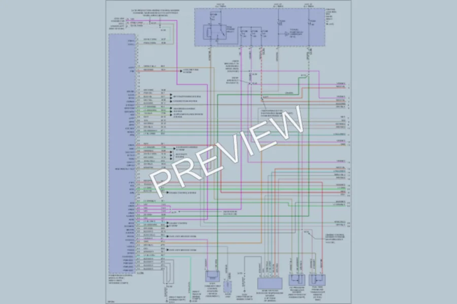2007 Ford F150 Engine Performance wiring diagram preview