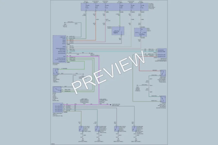 2007 Ford F150 Warning Systems wiring diagram preview