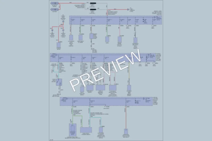 2007 Ford F250 Super Duty Power Distribution wiring diagram preview