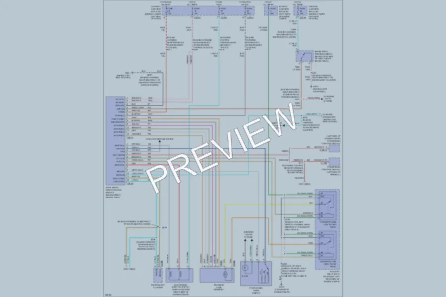 2007 Ford F250 Super Duty Transmission wiring diagram preview