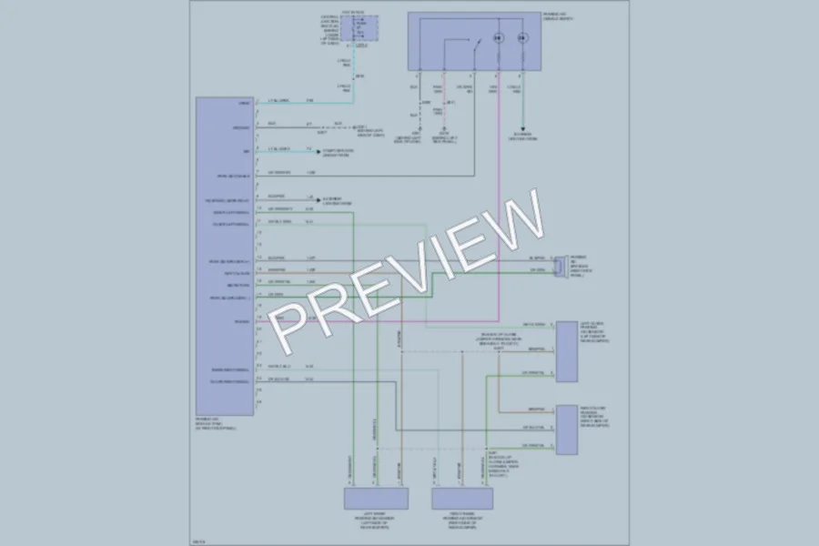 2007 Ford F350 Super Duty Navigation wiring diagram preview