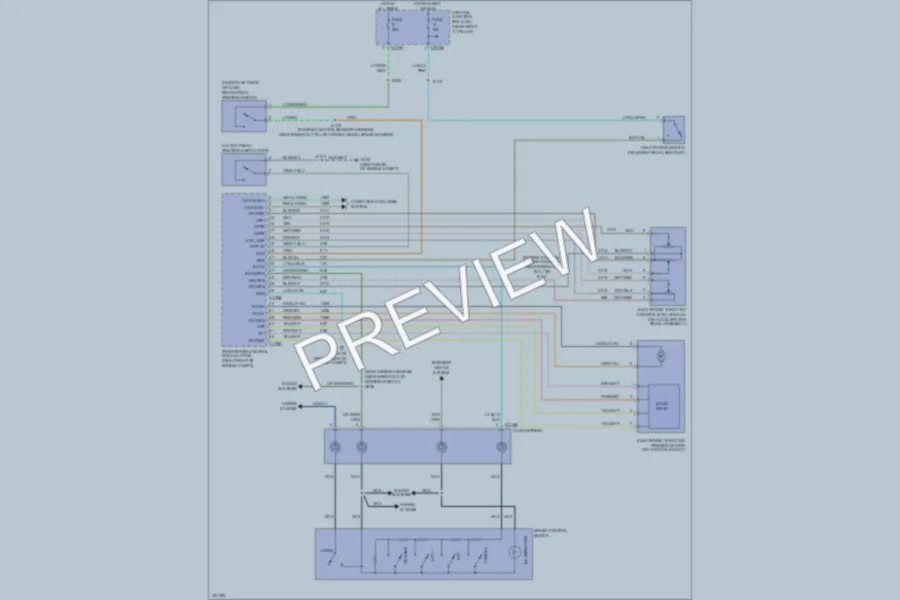2007 Ford F150 Cruise Control wiring diagram preview