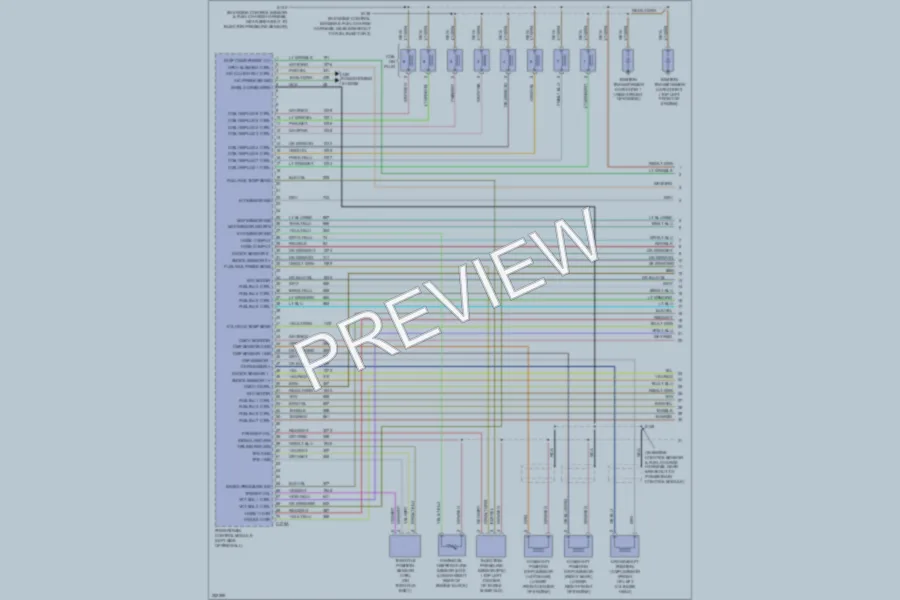 2007 Ford F250 Super Duty Engine Performance wiring diagram preview