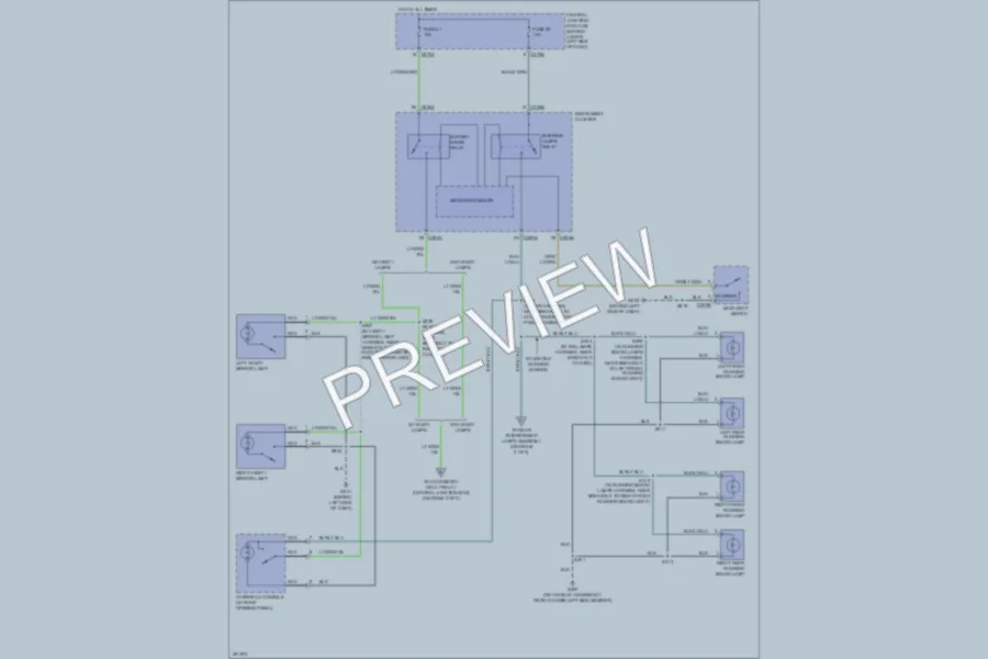 2007 Ford F350 Super Duty Interior Lights wiring diagram preview