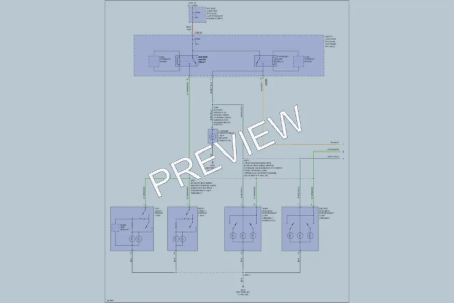 2007 Ford FiveHundred Interior Lights wiring diagram preview
