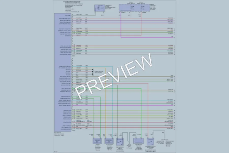 2007 Ford FiveHundred Supplemental Restraints wiring diagram preview