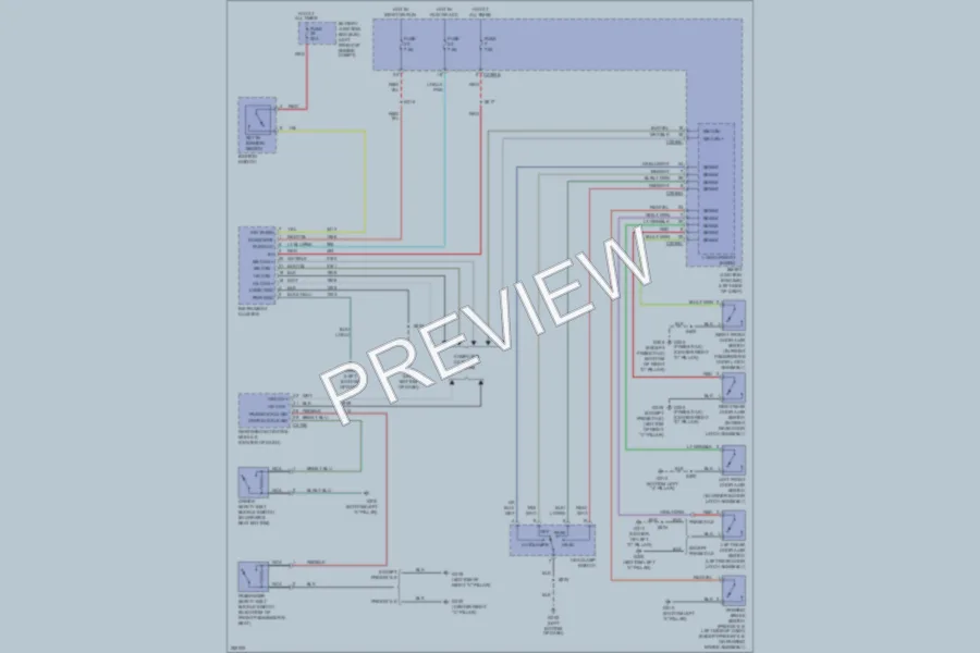 2007 Ford FiveHundred Warning Systems wiring diagram preview