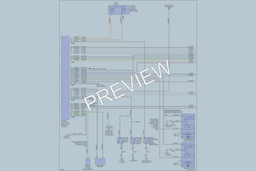 2007 Ford Focus Anti Theft wiring diagram preview