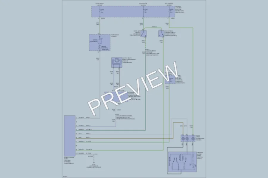 2007 Ford Focus Cruise Control wiring diagram preview