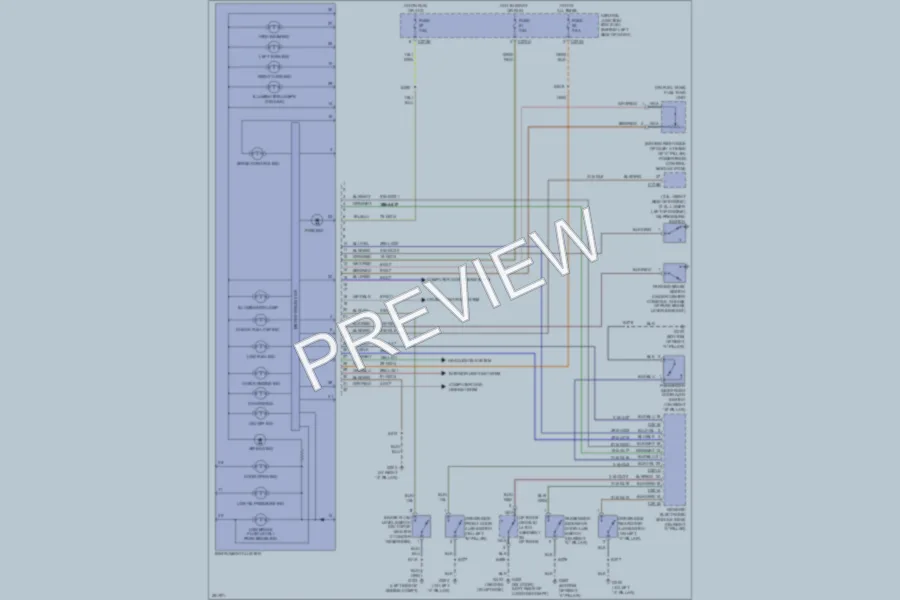 2007 Ford Focus Instrument Cluster wiring diagram preview