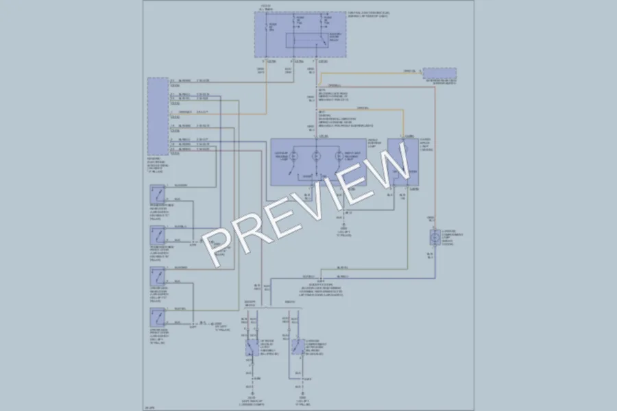 2007 Ford Focus Interior Lights wiring diagram preview