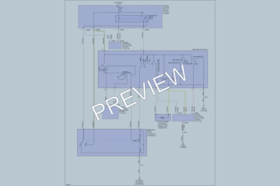 2007 Ford Focus Wiper Washer wiring diagram preview
