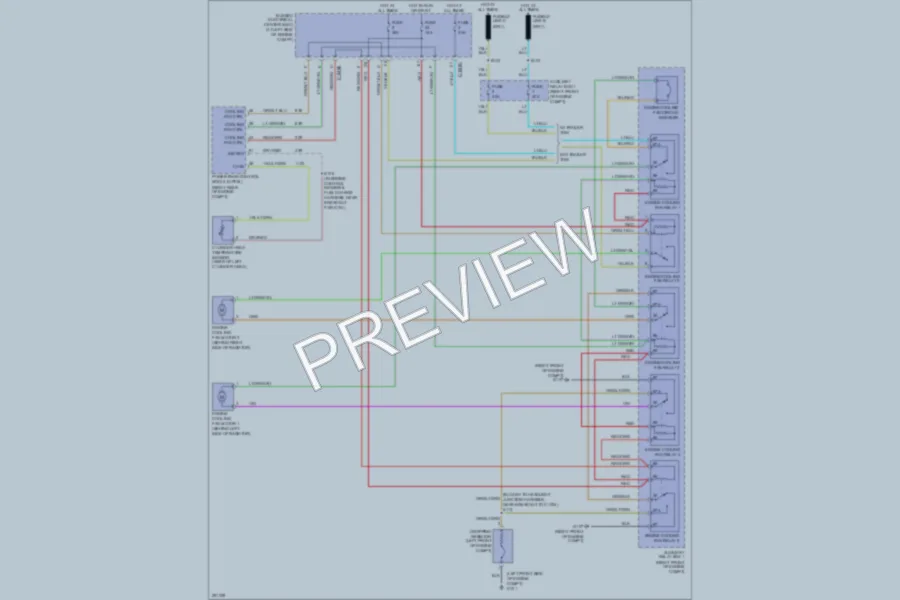 2007 Ford Freestar Cooling Fan wiring diagram preview