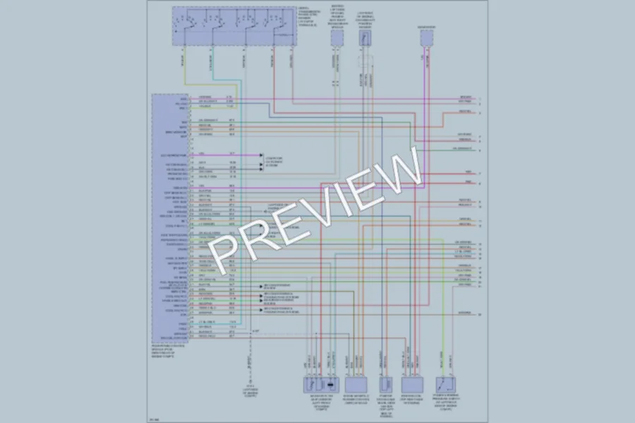 2007 Ford Freestar Engine Performance wiring diagram preview