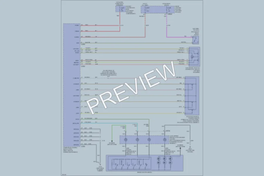 2007 Ford Freestyle Cruise Control wiring diagram preview
