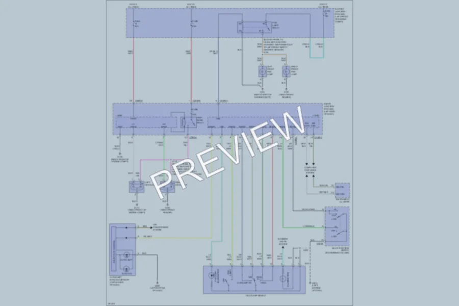 2007 Ford Freestyle Headlights wiring diagram preview
