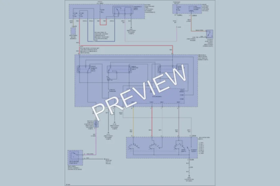 2007 Ford Freestyle Wiper Washer wiring diagram preview
