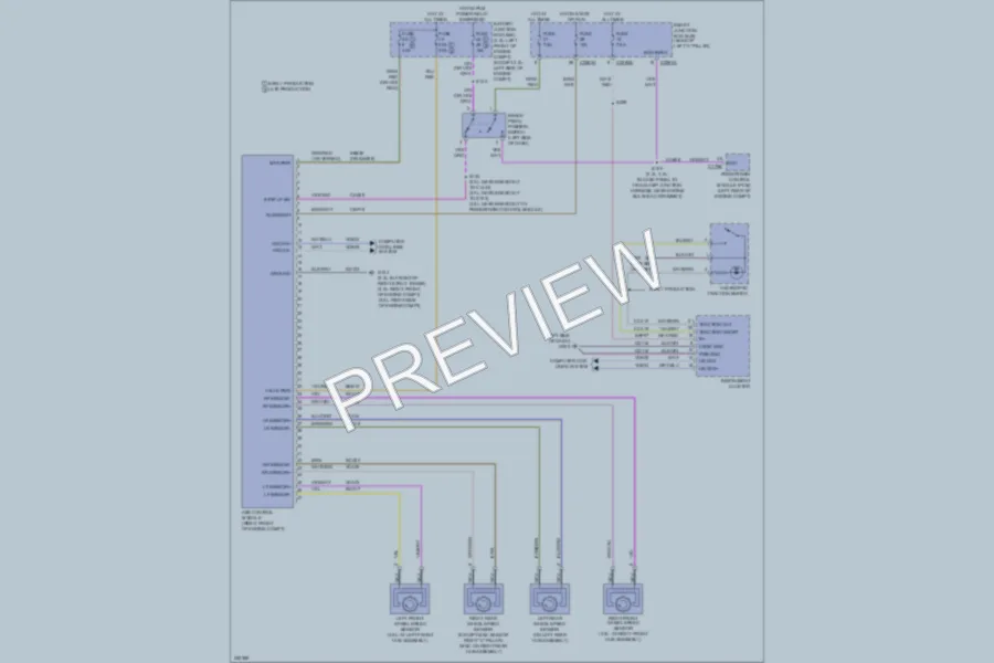 2007 Ford Fusion Anti Lock Brakes wiring diagram preview